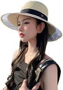 帽子 レディース 夏 春 リボン UVカット帽子 大きいサイズ つば広 麦わら帽子 日除け 細編み 可愛い 日よけ 通気性 小顔 オシャレ 折りたたみ ハット ...