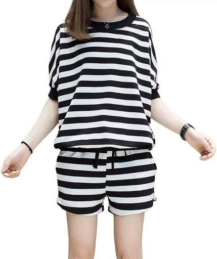 ルームウェア ストライプ 可愛い 半袖 パジャマ 上下セット レディース 夏服 女性 部屋着 コットン シンプル Tシャツ 寝巻き 肌触り良い 肌触り良い 家着 スポーツ ショートパンツ 調節可能 柔 ルームウェア ストライプ 可愛い 半袖 パジャマ 上下セット レディース 夏服 女性 部屋着 コットン シンプル Tシャツ 寝巻き 肌触り良い 肌触り良い 家着 スポーツ ショートパンツ 調節可能 柔