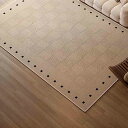 ラグ おしゃれ カーペット 滑り止め マット 柔らかい 撥水加工 大きい 防音 耐摩耗性 防ダニ 抗菌防臭 床保護 家庭用 寝室 リビング 冷房 床暖房対応 四季通用 オールシーズン