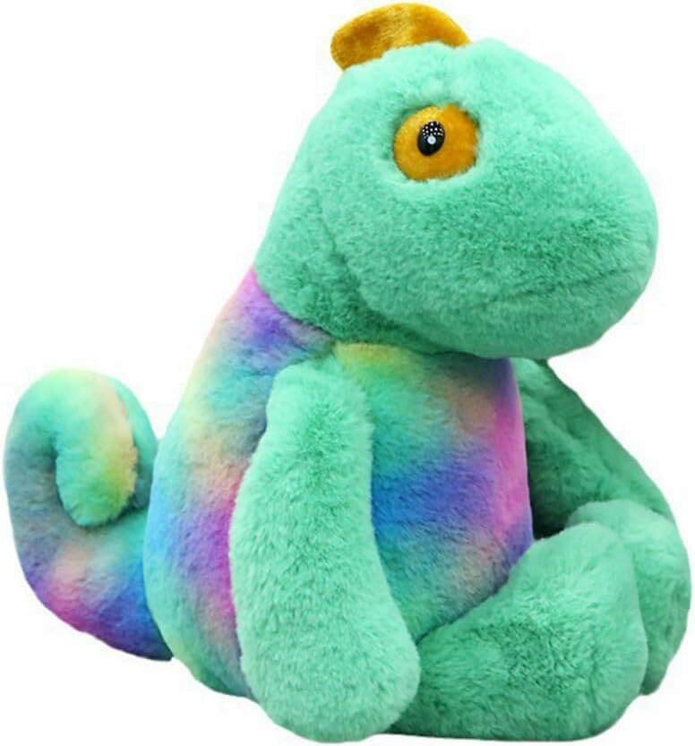 ぬいぐるみ カメレオン 爬虫類 動物 抱き枕 かわいい クッション 大きい 肌触り良い ベッドルーム装飾 やわらかい 背あて 寝かしつけ もこもこ 可愛い 添い寝 縫い包み グリーン 子供の日 誕生日