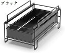 キッチンラック スパイスラック キッチンワゴン シンク上 引き出し スライドラック 洗面台 上 下 バスルーム 化粧品収納 キッチン収納 1段 シンク下 ボトル収納 スパイス お風呂収納 調味料 収納 スライド式 整理ラック