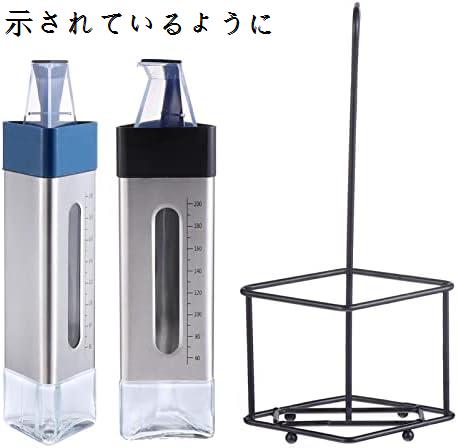 キャスター ホームオイル バーベキューオイルコントロールボトル オイルとビネガーホルダー オリーブオ..