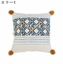 クッションカバー 45x45cm 2枚セット 北欧 アーガイル おしゃれ リネンっぽい 枕カバー 座布団カバー 抱き枕カバー ソファ背当て 耐久性 洗濯可能 イ...