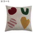 クッションカバー 45x45cm 2枚セット 北欧 幾何学模様 おしゃれ リネンっぽい 枕カバー 座布団カバー 抱き枕カバー ソファ背当て 耐久性 洗濯可能 イ...