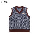Vネック ニットベスト メンズ カップル 制服 暖かい 春秋 秋服 着回し ノースリーブ 重ね着 アーガイル おしゃれ カジュアル 快適 普段着 洗える ゆった...