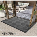玄関マット 屋外 45×75cm 北欧 洗える 滑り止め 外用 風水 大判 泥落とし エントランス 玄関 屋外用 泥除け ドアマット 北欧 ウェルカムマット エントランスマット アウトレット ウェルカム 家庭用 業務用 敬老の日