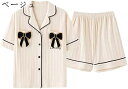 パジャマ レディース 半袖 綿 大きいサイズ 前開き 上下セット Tシャツ ショートパンツ ゆったり オシャレ 薄手 快適 柔らか 通気 肌に優しい かわいい ...