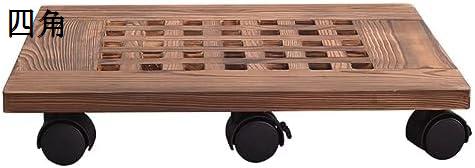 植木鉢台 花台 木製 植木鉢トレー プランタースタンド フラワースタンド 園芸ラック 防腐木材 升格子デ..