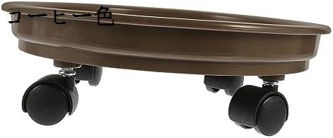 取り外し可能な植木鉢 ドリープランタートレイ プラスチックプランターポット ホイールフラワーポットトレイ ホイールスタンド それは動くことができます フラワーズ Pp