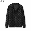 カーディガン メンズ 秋服 ビジネス カジュアル アウター ジャケット ニット セーター vネック 襟付き アーガイル長袖 大きいサイズ トップス オフィス 事...