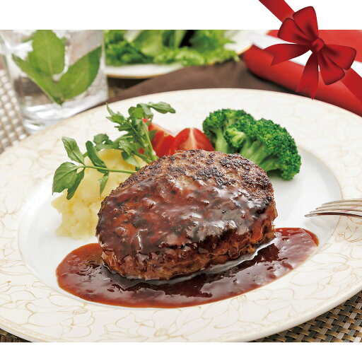 ラ・ベットラ・ダ・オチアイ 牛肉100%のハンバーグと黒トリュフソース ハンバーグ130g×6個、黒トリュフソース180 ラ・ベットラ・ダ・オチアイ 牛肉100%のハンバーグと黒トリュフソース ハンバーグ130g×6個、黒トリュフソース180