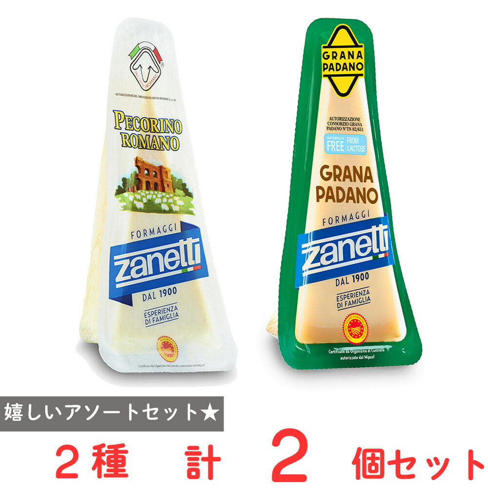 [冷蔵] ムラカワ ザネッティ ペコリーノロマーノ 150g1個 グラナパダーノ 150g 1個