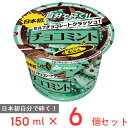 アイス 赤城乳業 セルフチョコレートクラッシュチョコミント 150ml×6個