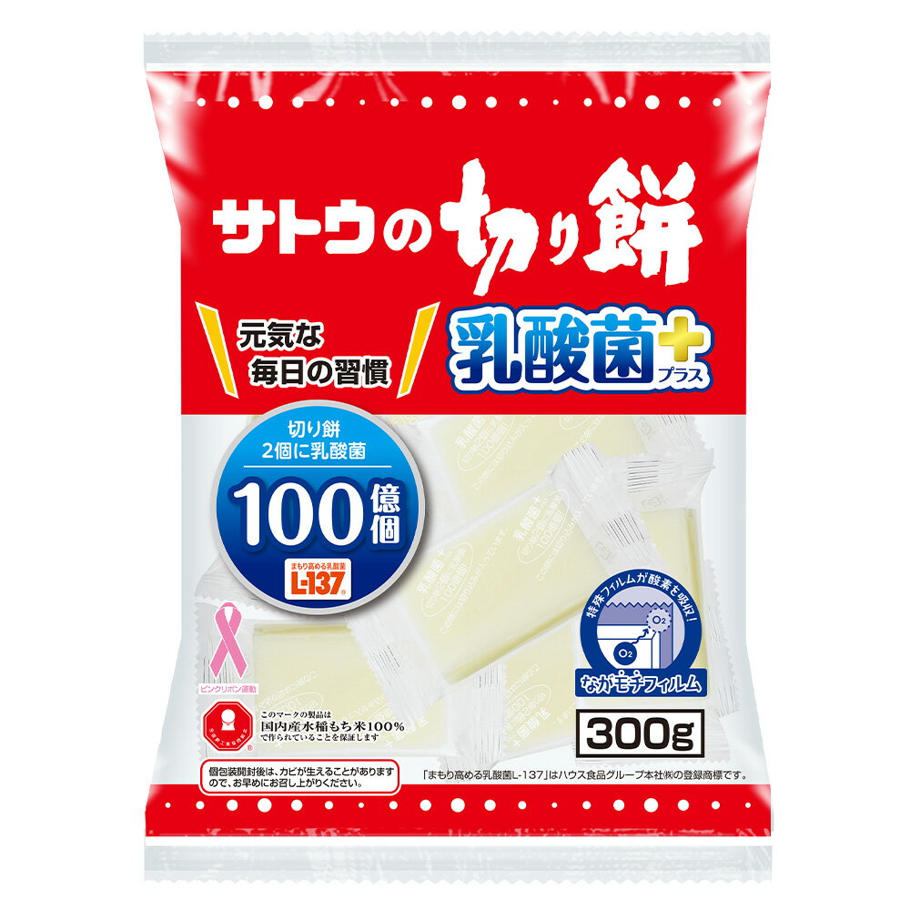 サトウの切り餅 乳酸菌プラス 300g×12個