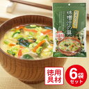 フジサワ お徳用 野菜たっぷり味噌汁の具 160g×6袋 みそ汁 惣菜 味噌汁 和食 おかず お弁当 軽食 レトルト 即席 時短 手軽 簡単 美味しい