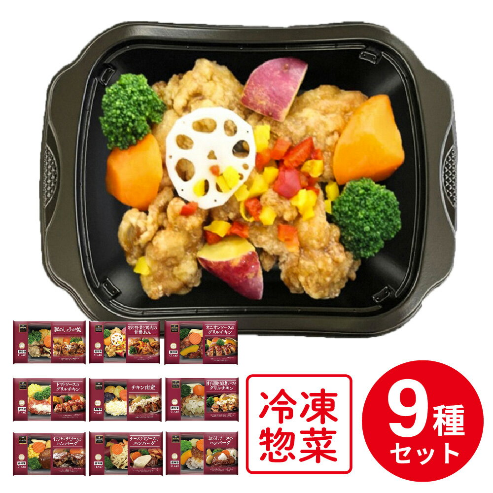 冷凍食品 阪急デリカアイ バラエティ セット 9品 冷凍惣菜 惣菜 セット 詰め合わせ 洋食 おかず 弁当 冷凍 冷食 時短 手軽 簡単 美味しい レンチン 電子レンジ トレー