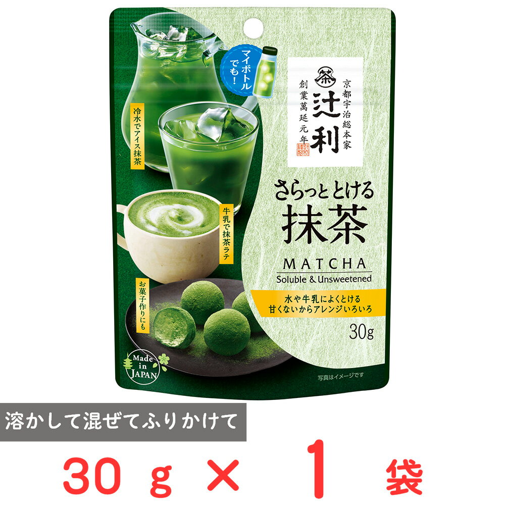片岡物産 辻利 さらっととける抹茶（袋）30g
