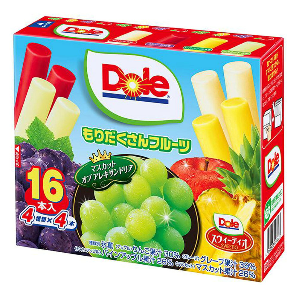 [アイス] ロッテ Dole もりだくさんフルーツ 400ml×4個
