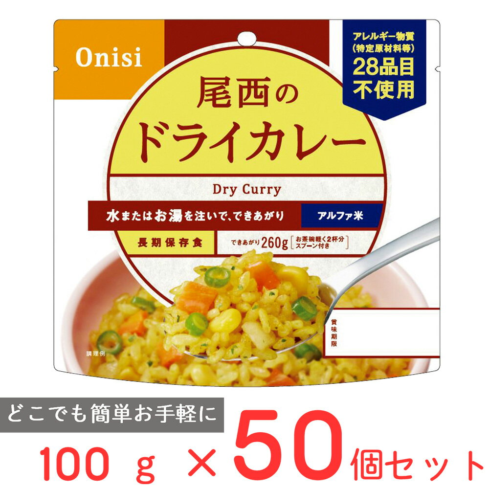 尾西食品 アルファ米 ドライカレー 