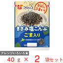 フジッコ きざみ塩こんぶ ごま入り袋 40g×2袋