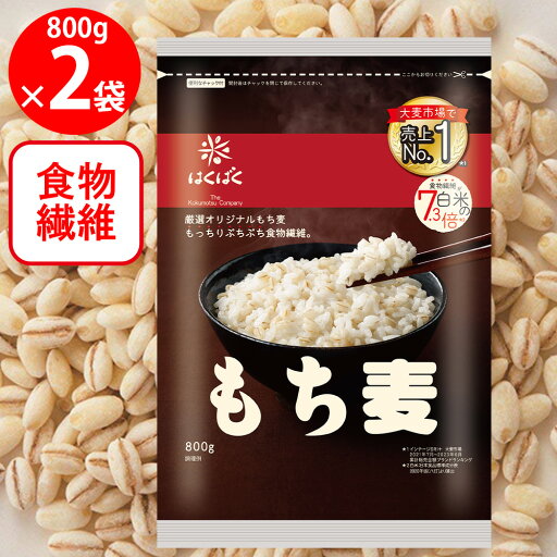 はくばく もち麦ごはん 800g ×2個 はくばく もち麦ごはん 800g ×2個