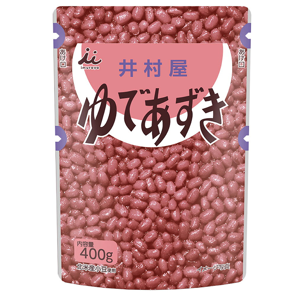 井村屋 パウチ ゆであずき 400g ×10個