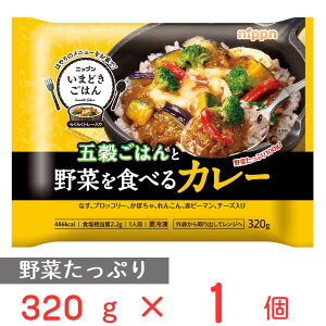 冷凍食品 日本製粉 いまどきごはん五穀ごはんと野菜を食べるカレー 320g | ごはん ご飯 カレー 野菜 五穀 ブロッコリー かぼちゃ チーズ 洋風 欧風 トレー 昼食 ランチ 夕食 ディナー 夜食 カレー 冷凍惣菜 惣菜 スパイス 和風 洋風 おかず お弁当 冷凍 冷食 時短 手軽