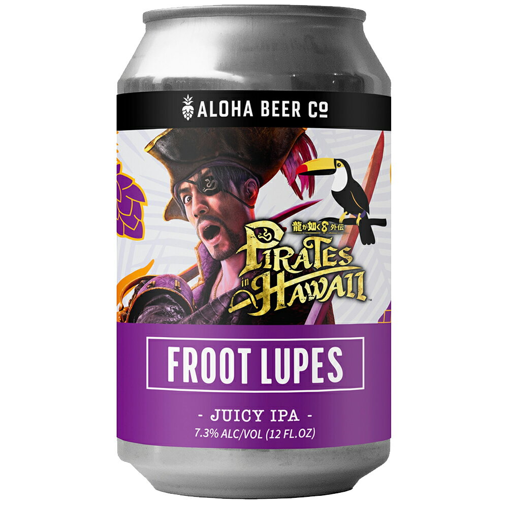 友和貿易 アロハビール フルーツループ『龍が如く8外伝』コラボ缶 355ml×12本