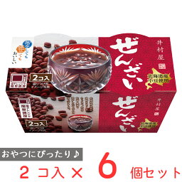 井村屋 和風 2連パック ぜんざい 210g×6個