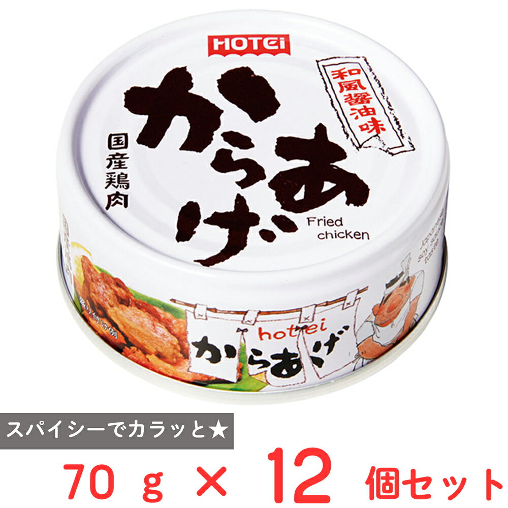 ホテイフーズコーポレーション からあげ 和風醤油味 70g×12個