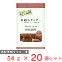 メロディアン 米粉のクッキー チョコ 54g×20個 米粉 クッキー アレルゲン アレルギー 配慮 乳 卵 小麦 不使用 グルテンフリー おやつ こども 子供 お茶菓子 ギフト まとめ買い