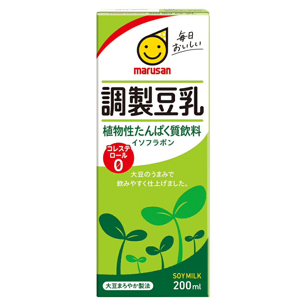 マルサンアイ 調製豆乳 200ml×48本 2