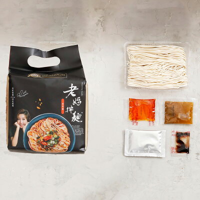 Smile Spoon 楽天市場店 HOWSLER FOODS 老媽拌麺 ラオマバンメン 台湾まぜそば 担々麺 4食入り 697g 画像2