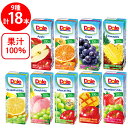 Dole(ドール) 果汁100% 200ml フルーツ 9種18本セット(オレンジ・アップル・グレープ・パイナップル・グレープフルーツミックス・ストロベリーミックス・ピーチミックス・マスカットミックス・マンゴーミックス)