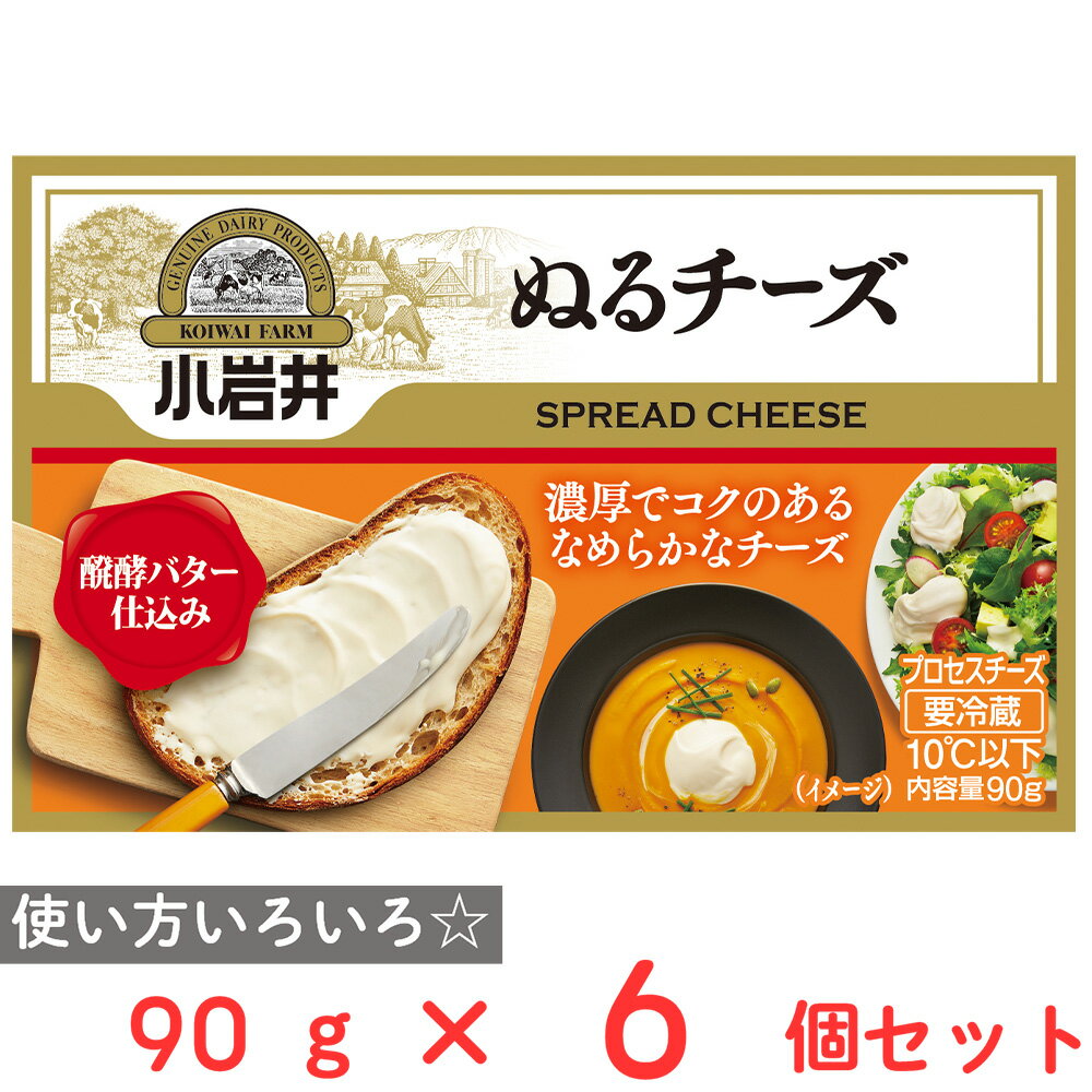 [冷蔵] 小岩井乳業 小岩井 ぬるチーズ 90g×6個