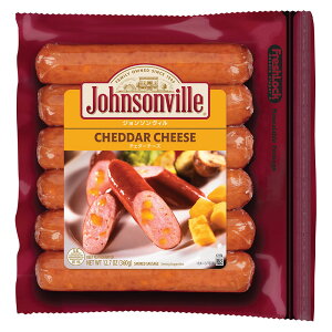 [冷蔵] プリマハム ジョンソンヴィルチェダーチーズ 360g×12個 バラエティ ジョンソンビル セット ソーセージ ジャンボ BBQ 肉 食材 まとめ買い