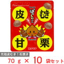 堂本食品 皮むき甘栗 ぱっくりりん 70g×10袋