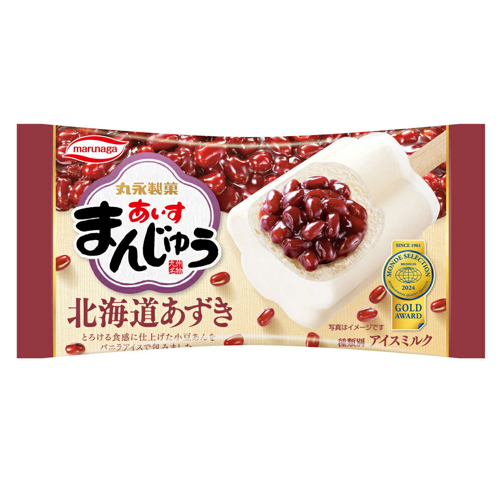 [アイス] 丸永製菓 あいすまんじゅう北海道あずき 90ml×20本