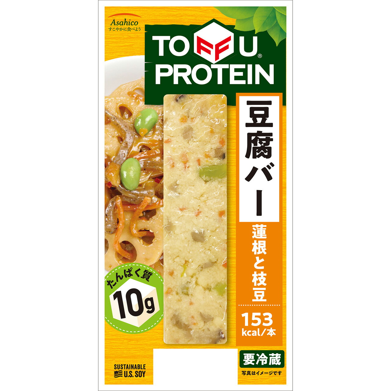 [冷蔵] アサヒコ 豆腐バー蓮根と枝豆×6本