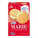 [アイス]森永製菓 マリービスケットサンドアイス 6個×10個