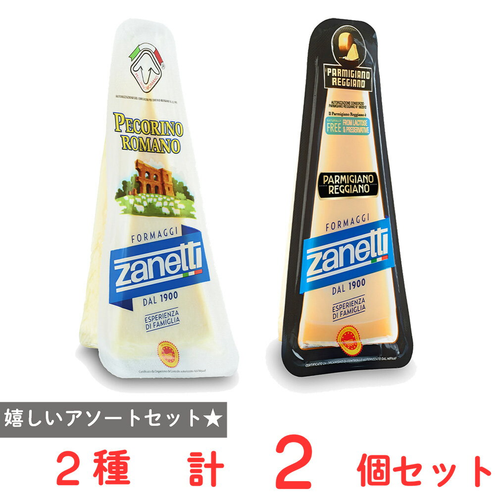 [冷蔵] ムラカワ ザネッティ パルミジャーノ レッジャーノポーション 150g 1個 ペコリーノロマーノ 150g 1個