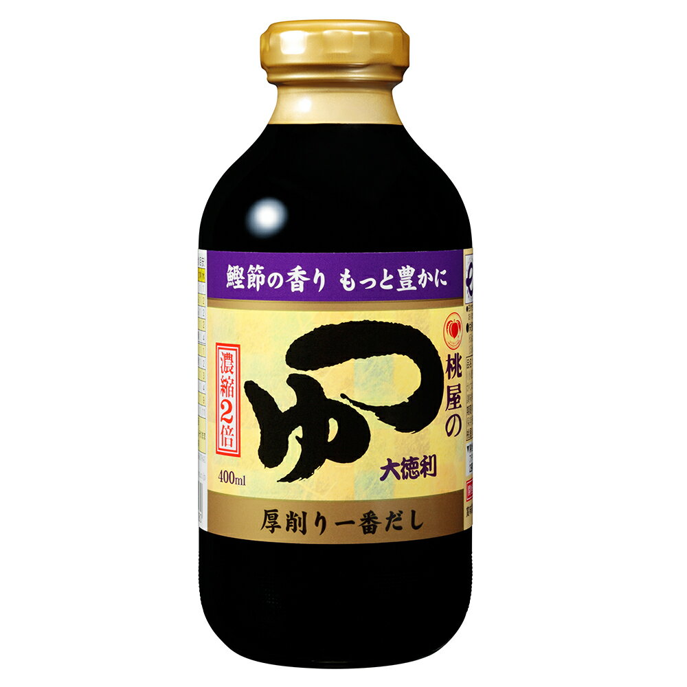 桃屋 桃屋のつゆ大徳利 400ml×6個 麺つゆ桃屋 つゆ ツユ 鰹節 かつお節 カツオ節 一番だし 鯖節 サバ節 二倍希釈 2倍希釈 めんつゆ 送料無料 麺つゆ そうめんつゆ そばつゆ うどんつゆ 素麺つゆ 蕎麦つゆ 饂飩つゆ つけつゆ かけつゆ つゆ そば そうめん うどん 蕎麦