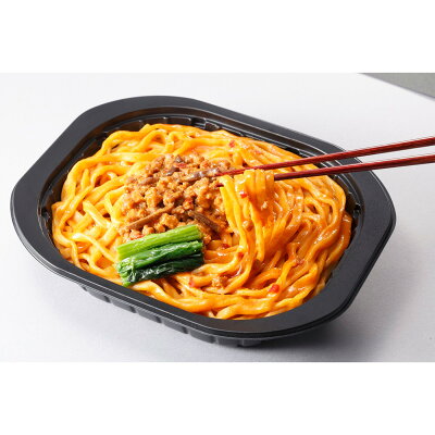 Smile Spoon 楽天市場店 冷凍食品 テーブルマーク お皿がいらない 汁なし担々麺 293g | ラーメン レンジ調理可能 トレー入り 簡単調理 担々麺 冷食 簡便 TM トレー付 人気 おすすめ ラーメン 冷凍麺 麺 夜食 軽食 冷凍 冷食 時短 手軽 簡単 美味しい 画像3
