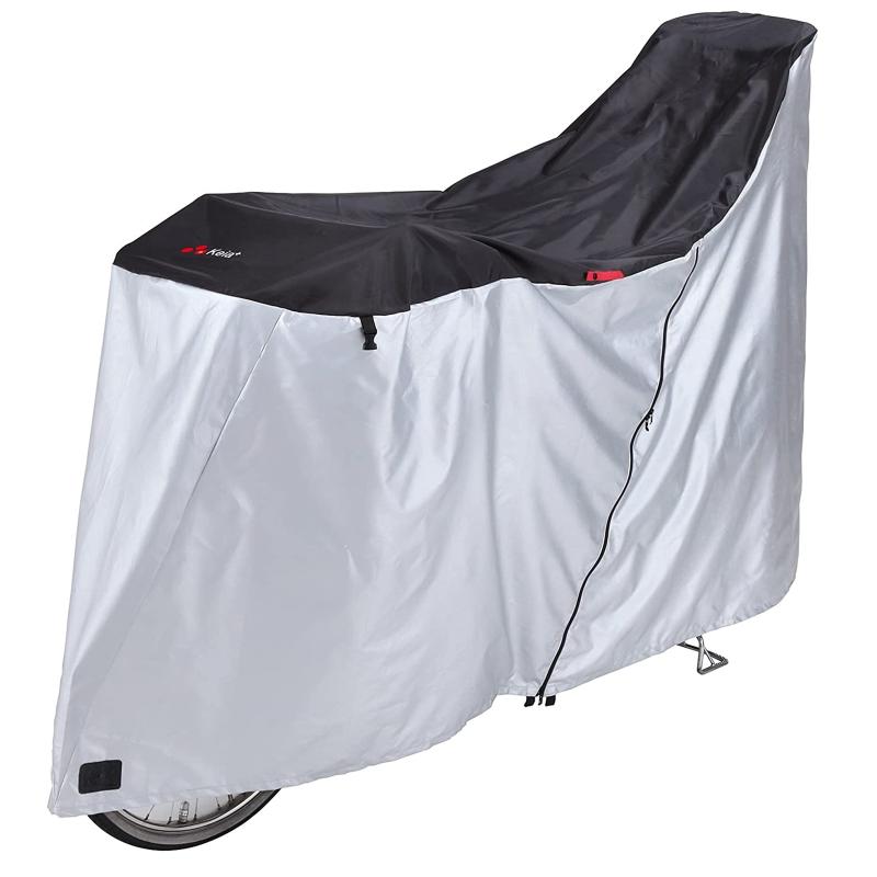 川住製作所(Kawasumi Seisakusyo) 自転車 サイクルカバー(アシスト車対応ファスナー式) KW-389AS/BK LL..