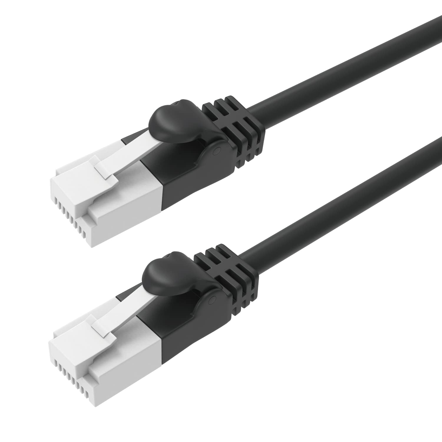 LANケーブル カテゴリ6A 3m 爪折れ防止 ブラック 10ギガビット対応 ネットワークケ...