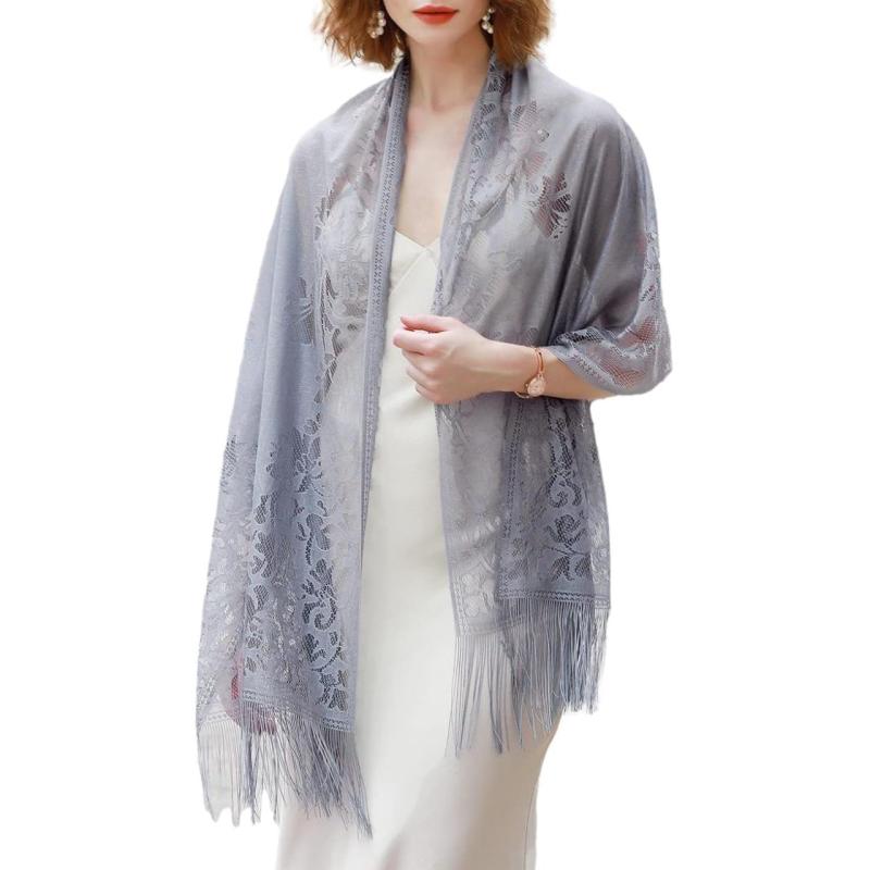 [イヴ エヴァン] ストール レース フォーマル 結婚式 二次会 パーティ 慶弔用 10色展開 レディース EE01