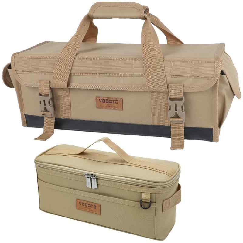 YOGOTO ペグ収納マルチコンテナボックス 収納ケース 大容量 多機能 収納ボックス アウトドア キャンプ