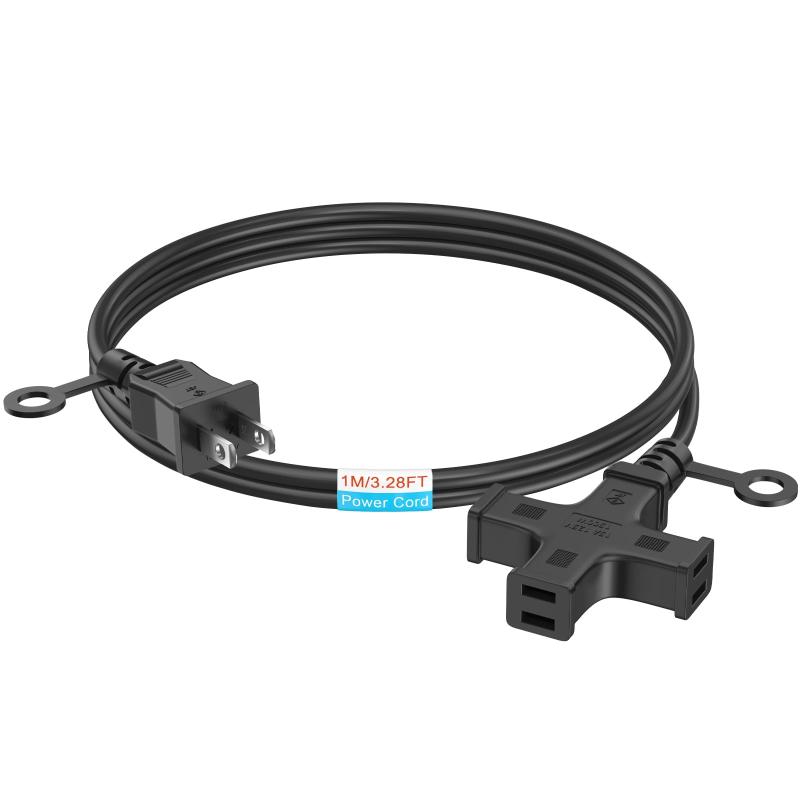 延長コード 3個口 屋外 HITRENDS 電源タップ 3個口 3分岐 コンセント電源コード 防水 1500W 防雨型 防水 ソフトケーブル 延長コード 黒 十字型トリプル 延長ケーブル 15M 作業用 家庭用 オフィス用