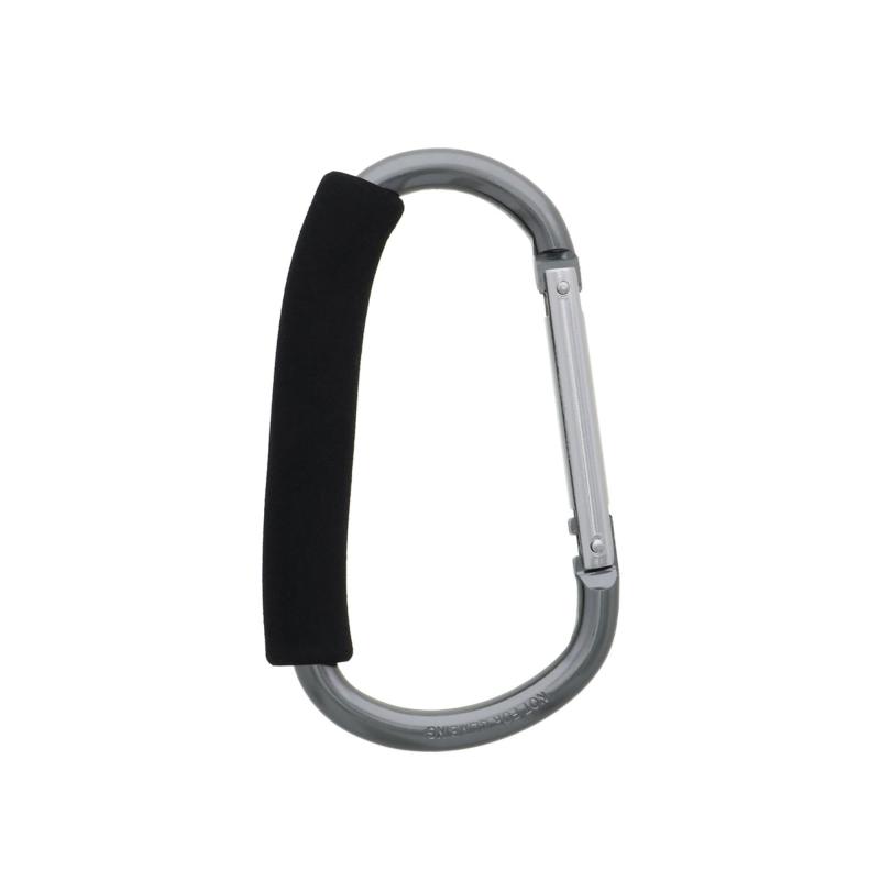 高儀(Takagi) ビッグカラビナ 135mm ガンメタ 手にやさしいッショングリップ付き アイディア次第で使い方いろいろ アルミ製(4)