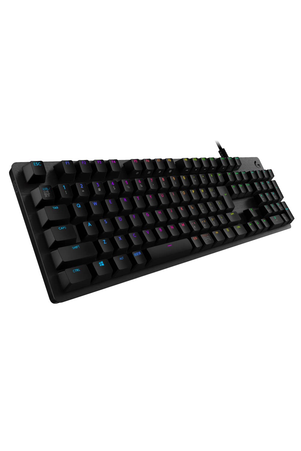 有線ゲーミングキーボード メンブレン バックライト搭載 USB接続 ゲーム用 PC周辺機器 ブラック